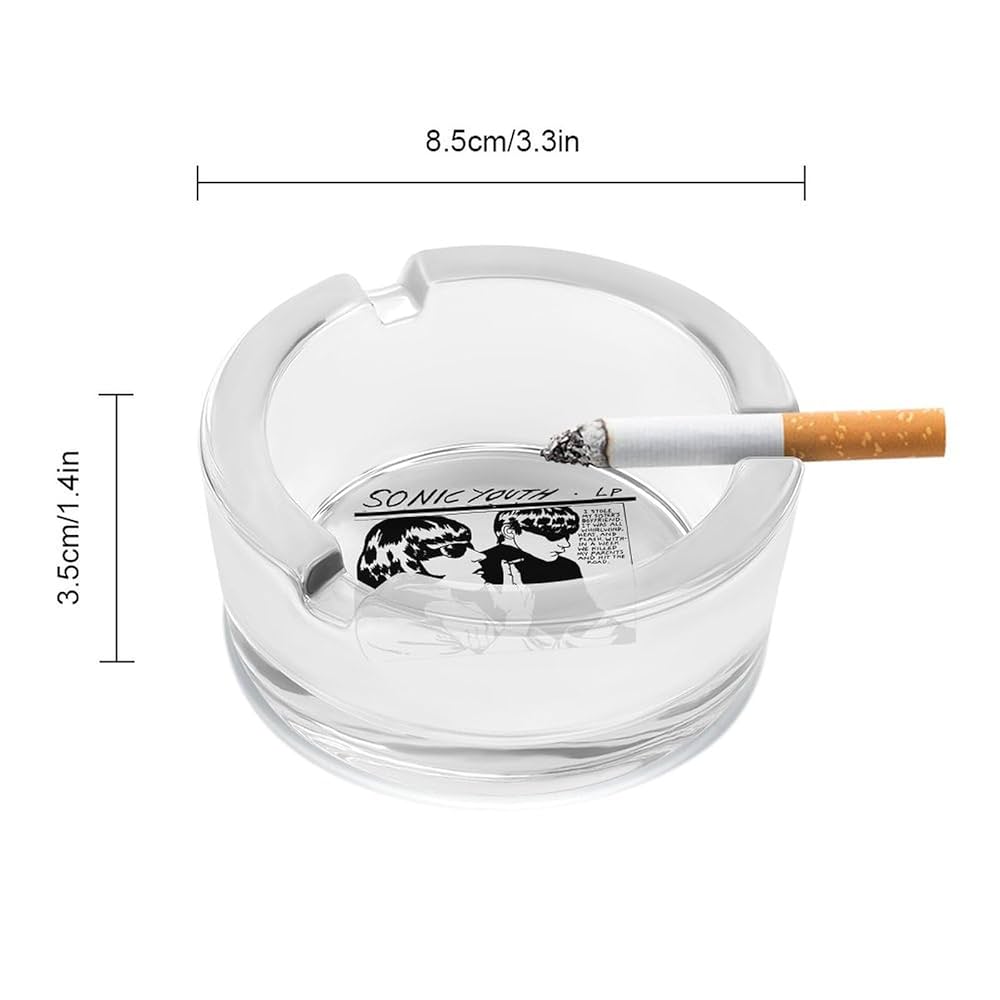 Amazon.co.jp: ガラス灰皿 ソニック・ユース ロック 灰皿